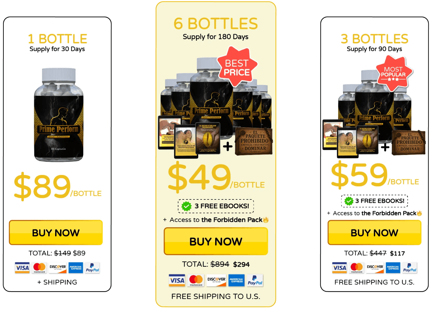 3 Days Prime Perform  Offer